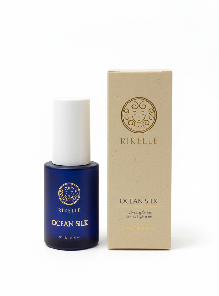 Rikelle Ocean Silk serum bottle